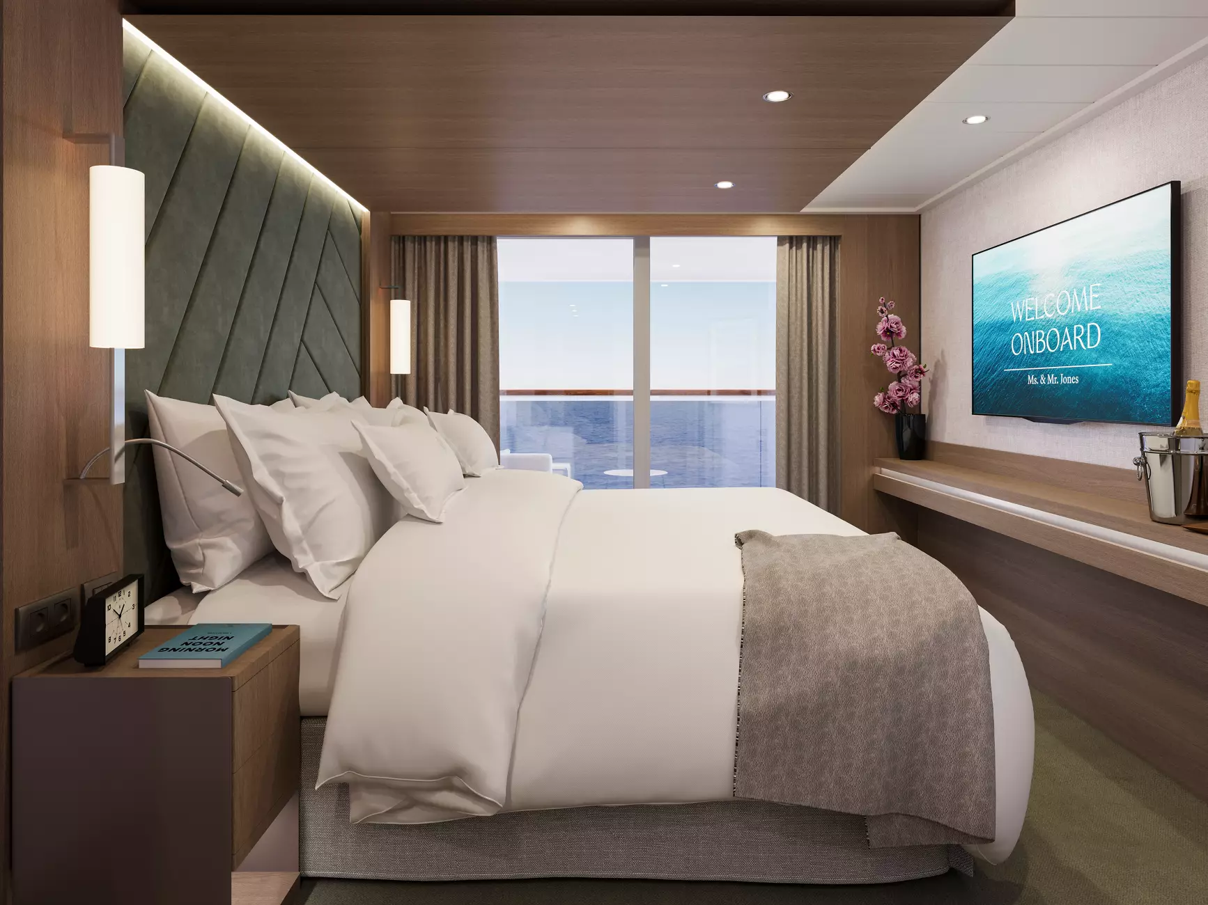 Grand Penthouse com sala de estar e varanda panorâmica